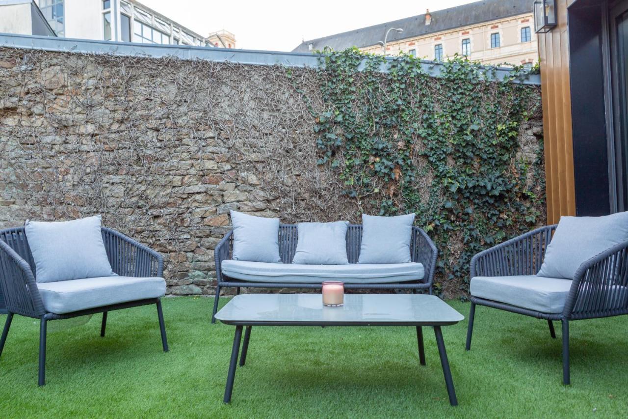 Atypique Coeur De Vannes Avec Jardin Eksteriør billede